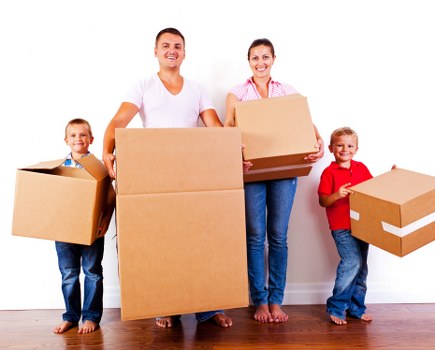 A flat relocation in a busy London neighbourhood