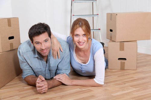 Small business office relocation with careful loading