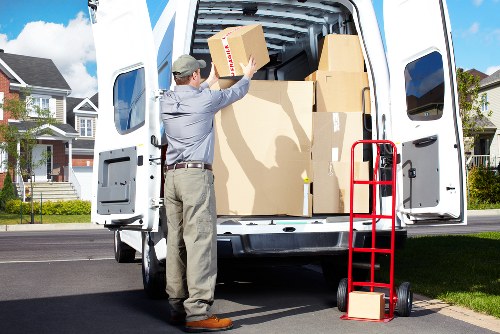 Removal van for a house move in Tooting