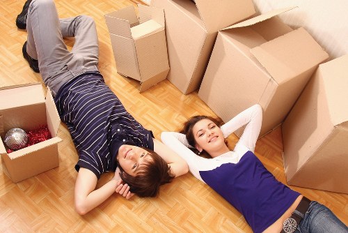 Charity donation items prepared for reuse after a removal